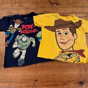 2T Toy Story shirts. Lot of 2.